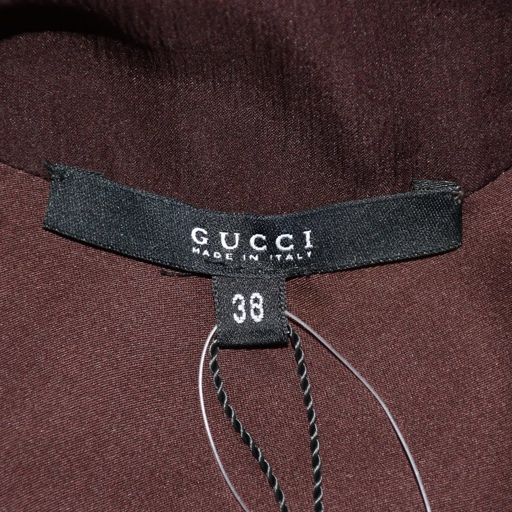 *SOLD* GUCCI 100% SILK Spaghetti Minimal Slip Maxi Gown - Picture 12 of 13
